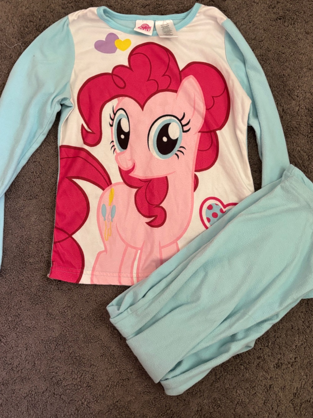 My Little Pony Pinkie Pie Pajama Set Girls L 10/12